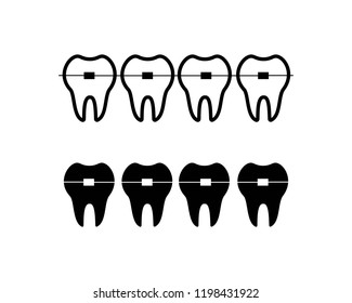 Dental logo vector icon template