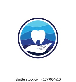 Dental logo vector icon template