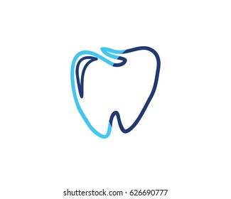 dental logo vector illustration template