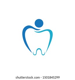DENTAL LOGO VECTOR ILUSTRATION TEMPLATE