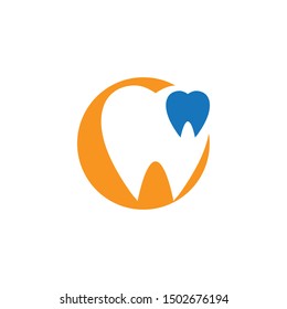 DENTAL LOGO VECTOR ILUSTRATION TEMPLATE