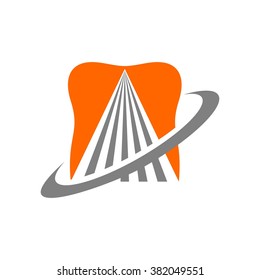 dental logo vector. laser dental.