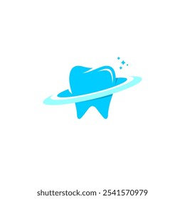 Dental logo vector on white background 