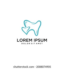 Dental logo vetor design tamplate