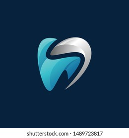 Dental logotype vector design template
