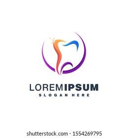 Dental logotype vector design template