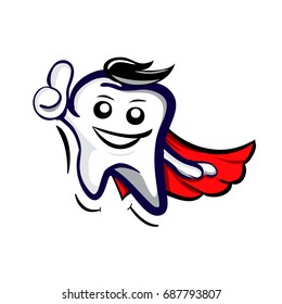dental mascot super hero