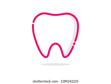 Dental mbe style logo vector
