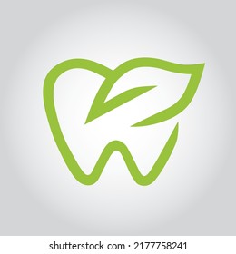 Dental Mint Logo Design Template Icon