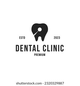 Dental Mirror Logo Design Concept Vector Illustration Symbol Icon