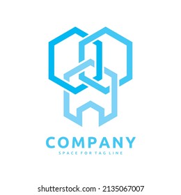 Dental Mole Design in Celtic Style Vector Logo