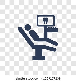 Dental Monitor icon. Trendy Dental Monitor logo concept on transparent background from Dentist collection