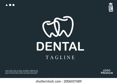 dental monline logo for brand and company