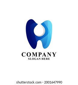 Dental oil drop colorful logo simple and colorful is perfect for your business symbol because it is very strong and easy to remember