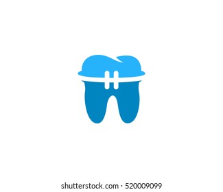 Dental Orthodontic Tooth Logo Design Template