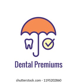 Dental Outline Icon with tooth image