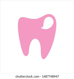 Dental and Paint Brush vector logo.