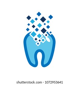 Dental Pixel logo Icon Design