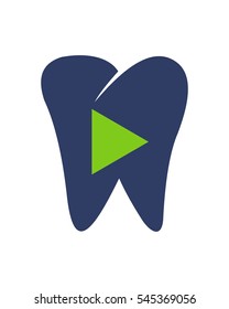 Dental play logo vector