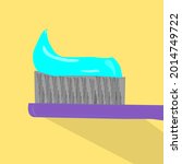dental press and design with a little paste in it 