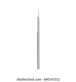 Dental probe for teeth. High quality vector illustration. Made with gradient mesh. For your business project, web, mobile apps.