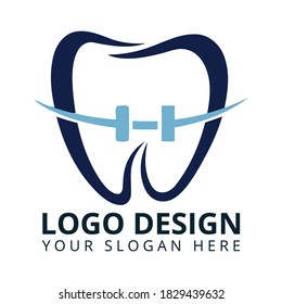 Dental Professional Logo Design Vector