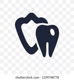 Dental Protection transparent icon. Dental Protection symbol design from Dentist collection. Simple element vector illustration on transparent background.