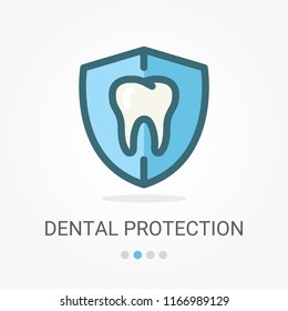 Dental protection Vector Icon