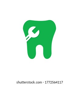 dental repair logo , clinic dentist logo