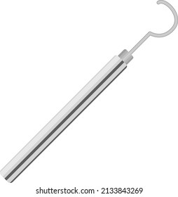 Dental scale, illustration, vector on a white background.