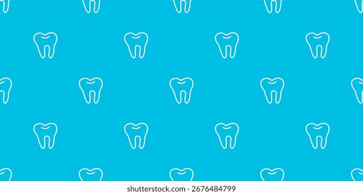 dental seamless pattern background. doodle Teeth Pattern background. doodle tooth pattern background. dental pattern theme.