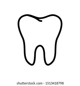 Dental Simple Icon Vector Design