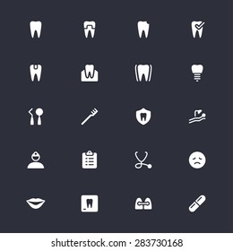 Dental simple icons