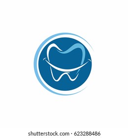 dental smile logo design
