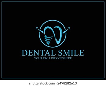 Dental Smile logo design vector template, creative vector dentist logo design dental clinic logo