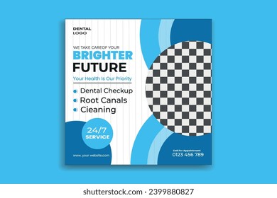 dental social media post, wb banner design 