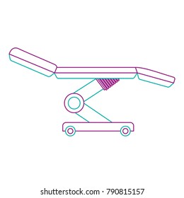 dental stretcher isolated icon