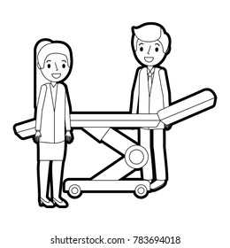 dental stretcher with professional medical
