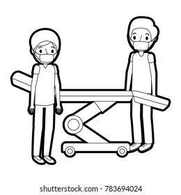 dental stretcher with professional medical