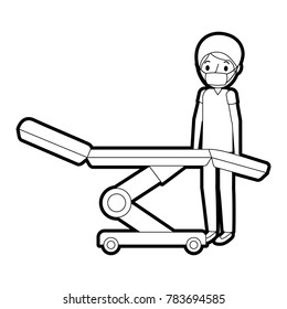 dental stretcher with professional medical