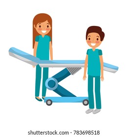 dental stretcher with professional medical