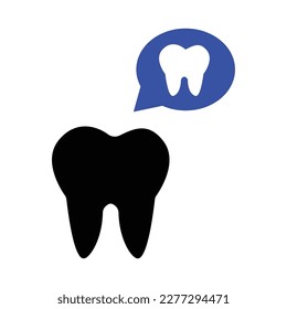 Dental Support Icon ,Vector Graphics