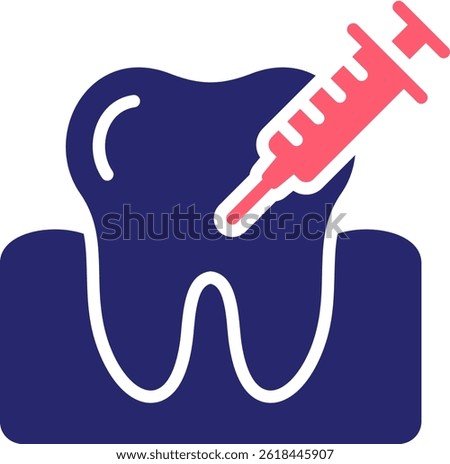 Dental Surgery Icon Fill Vector Illustration