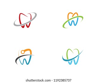 Ilustración de símbolo dental Vector de stock