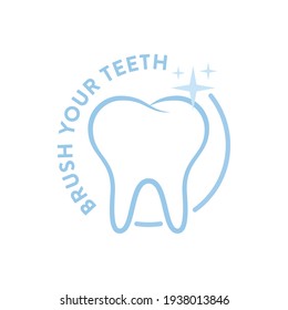 Dental Teeth Graphic, Vector Illustration Background	