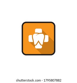 Dental template vector icon design
