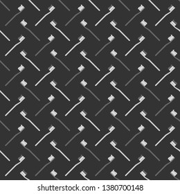 Dental Theme Seamless Pattern - Dental hygiene repeating pattern design