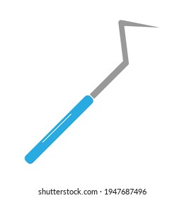 Dental therapy icon. Surgical dental instrument illustration