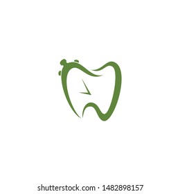 Dental Time logo vector line
