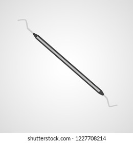 Dental tool isolated flat vector image